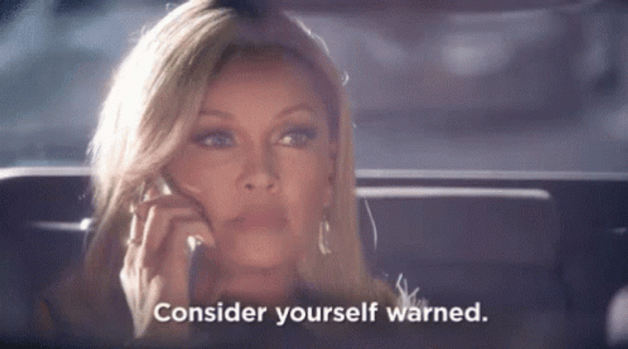 Vanessa Williams Warning Via Phone GIF