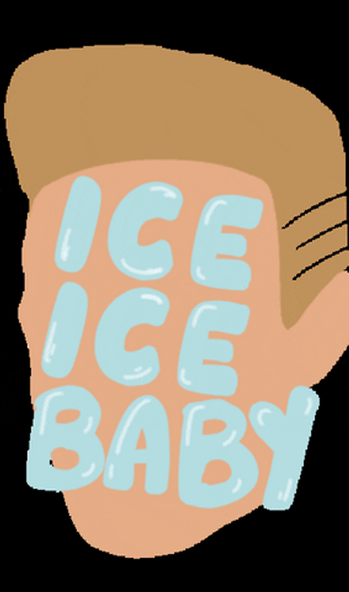Vanilla Ice Vector Face Ice Ice Baby GIF