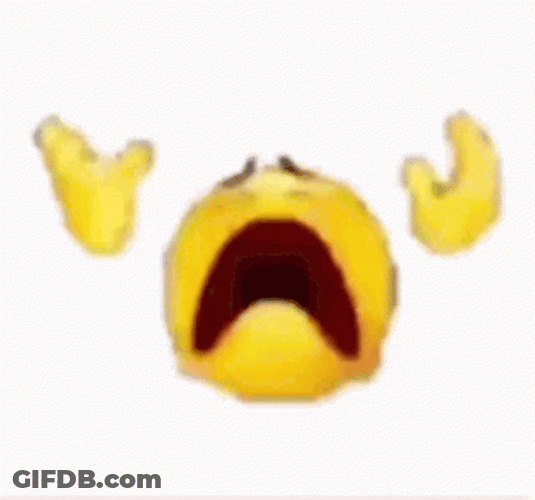 Vanishing Emoji Sad Meme GIF