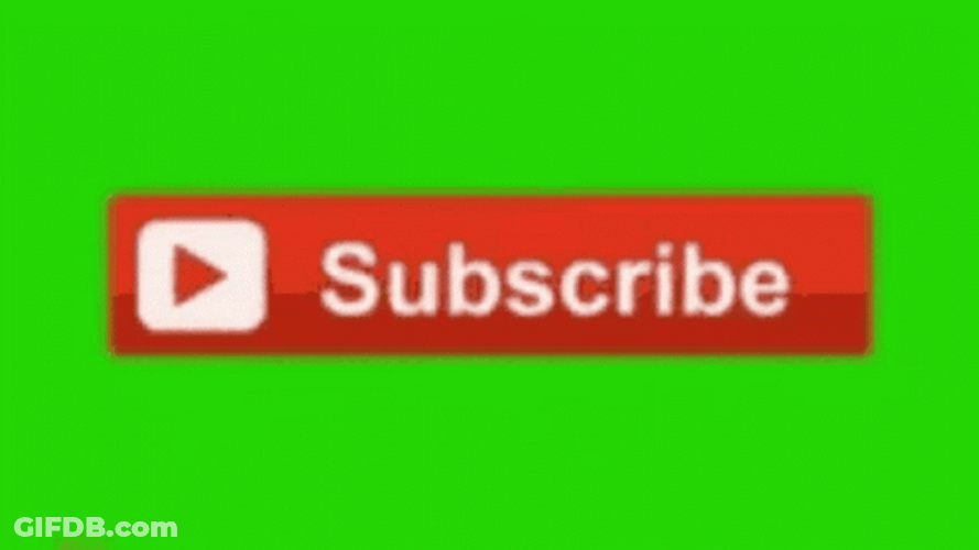 Vanishing Like And Subscribe Button GIF
