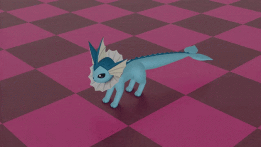 Vaporeon Water Pokemon Vapo Rub GIF