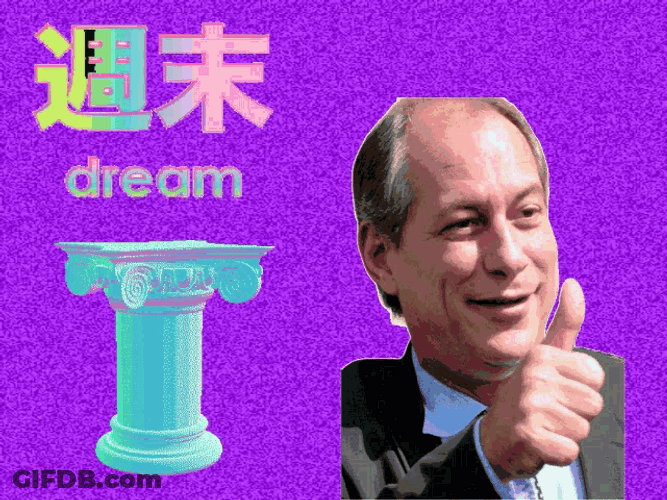 Vaporwave Ciro Gomes Dream GIF