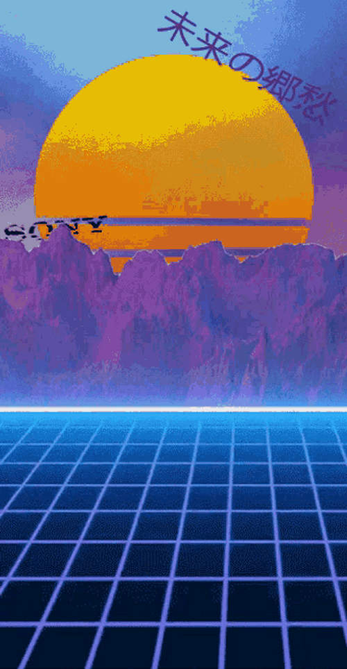 Vaporwave Sony Vibes GIF