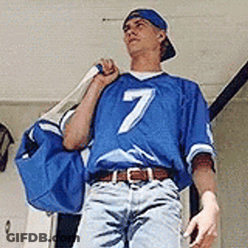 Varsity Blues Lance Harbor Carrying Bag GIF