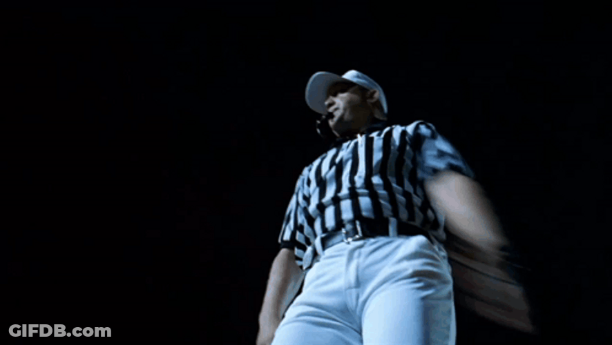 Varsity Blues Referee Doing Different Signals GIF