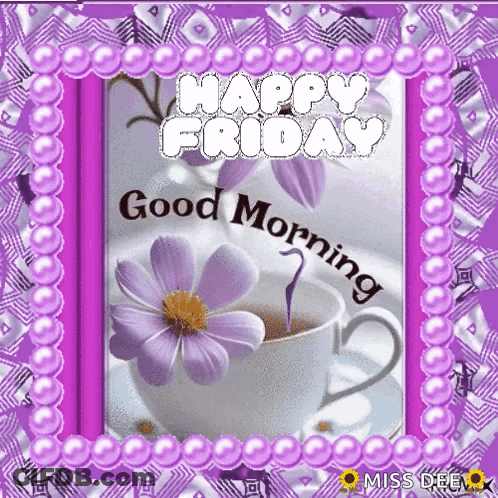 Vase Flowers Key Good Morning & Blessed Weekend GIF