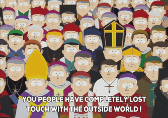 Vatican City Animated Priests And Pope GIF