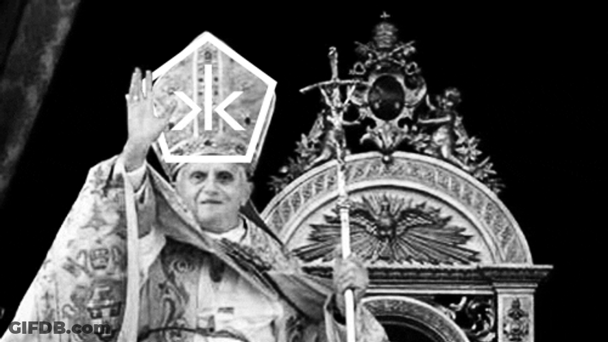 Vatican City Pope Dazzling Mitre GIF