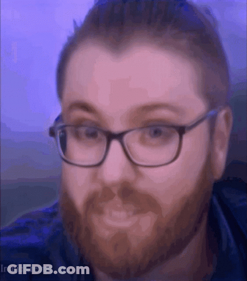 Vaush Aging Face Filter GIF