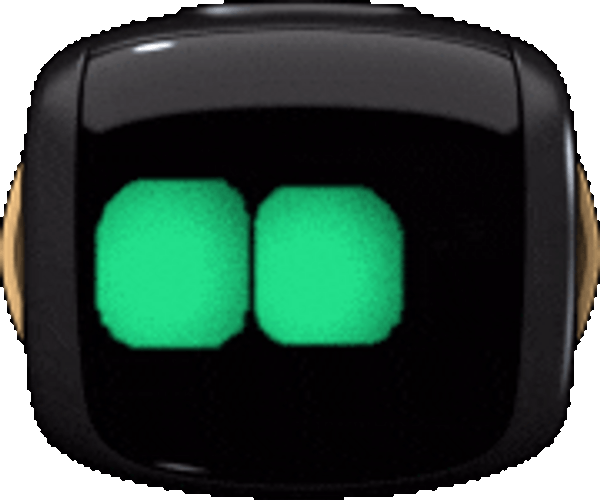 Vector Home Robot Eyes Are Darting Around GIF