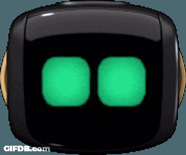 Vector Home Robot Running Eye GIF