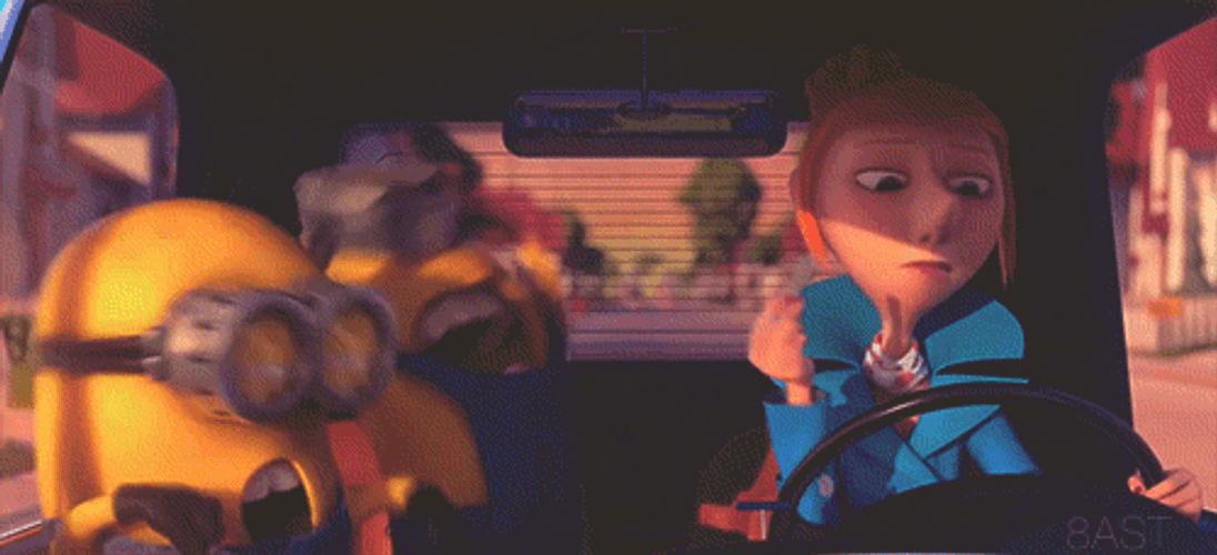 Vector Oh Yeah Agent Lucy And Minions GIF
