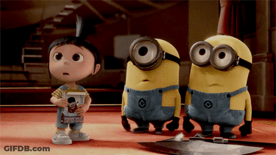 Vector Oh Yeah Agnes Attention Minions Salute GIF