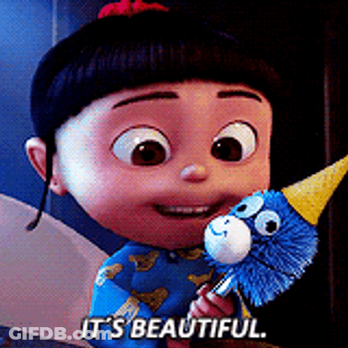 Vector Oh Yeah Agnes It's Beautiful GIF