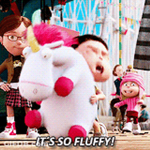 Vector Oh Yeah Agnes It's So Fluffy GIF