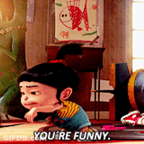 Vector Oh Yeah Agnes You're Funny GIF
