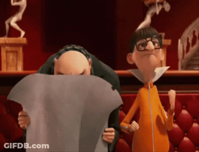 Vector Oh Yeah Dancing While Gru Undercover GIF