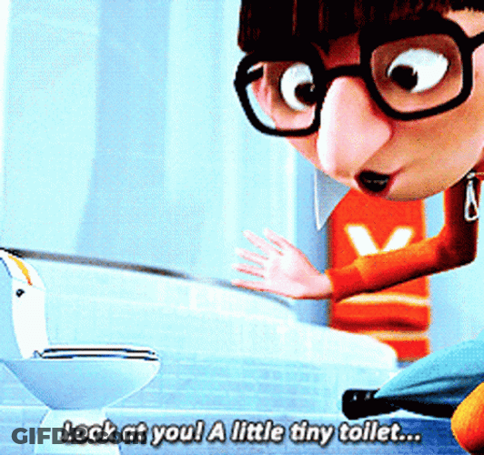 Vector Oh Yeah Little Tiny Toilet GIF