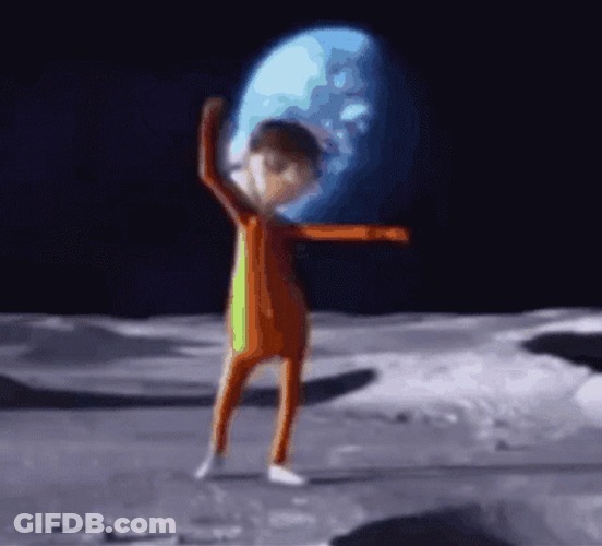 Vector Oh Yeah Moon Dance GIF