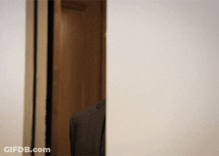 Veep Tom James Getting Off Elevator GIF