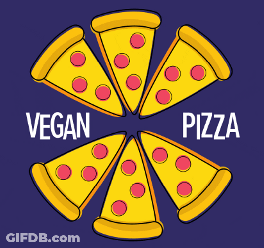 Vegan Pizza Party GIF