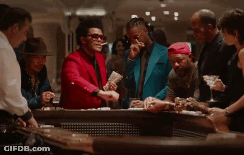 Vegas Roll Dice The Weeknd GIF