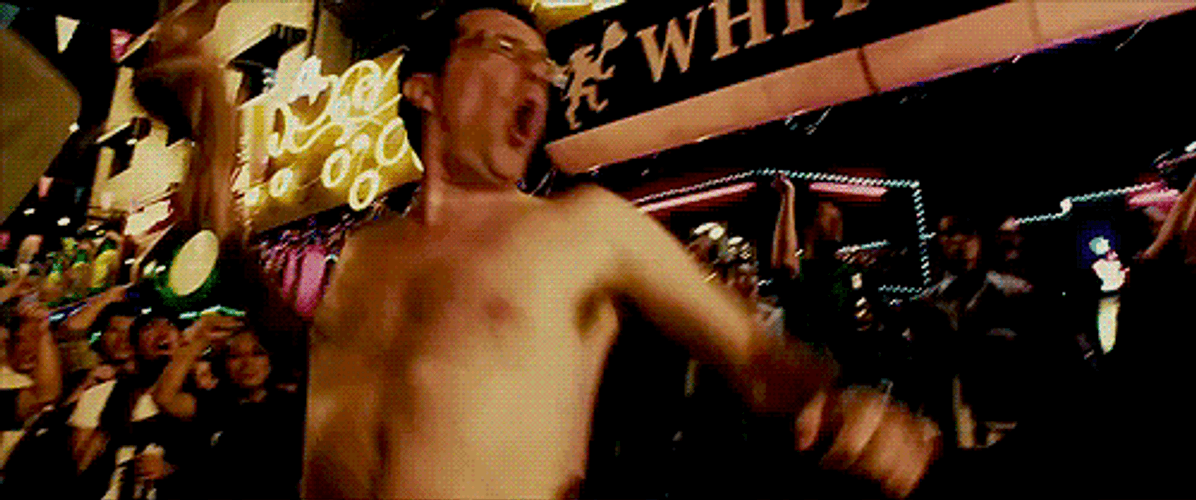 Vegas Strip Night Party GIF