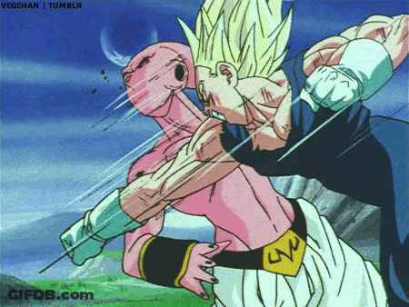 Vegehan And Buu Dragon Ball Z GIF