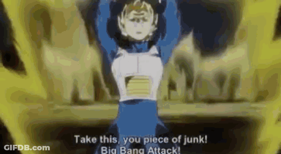 Vegeta Attack GIF