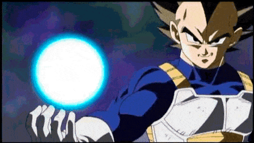 Vegeta Power Ball GIF