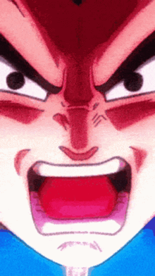 Vegeta Transforming To Ultra Ego GIF
