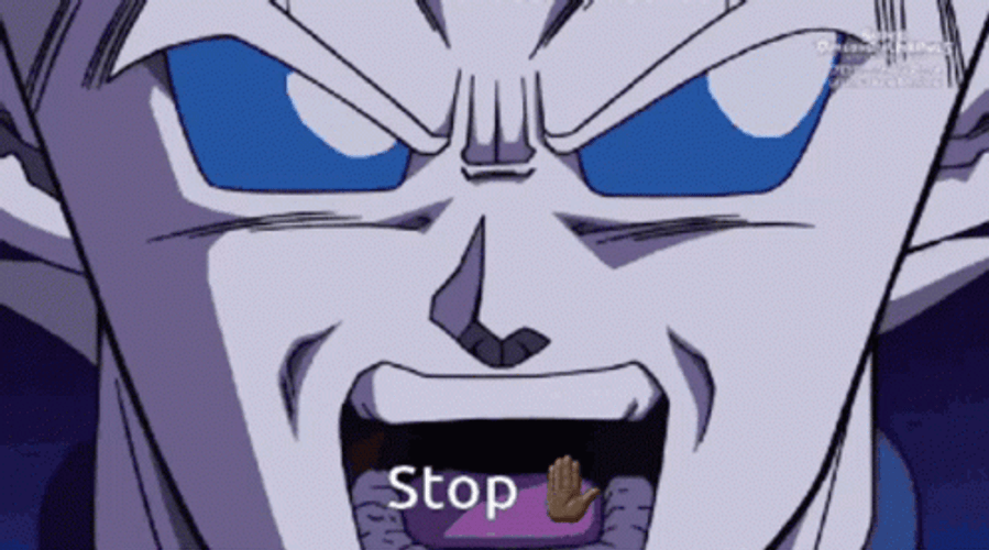 Vegeta Ultra Ego And Trunks Collide GIF