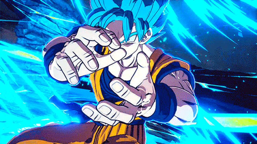 Vegeta Versus Goku Drip Kamehameha Wave GIF