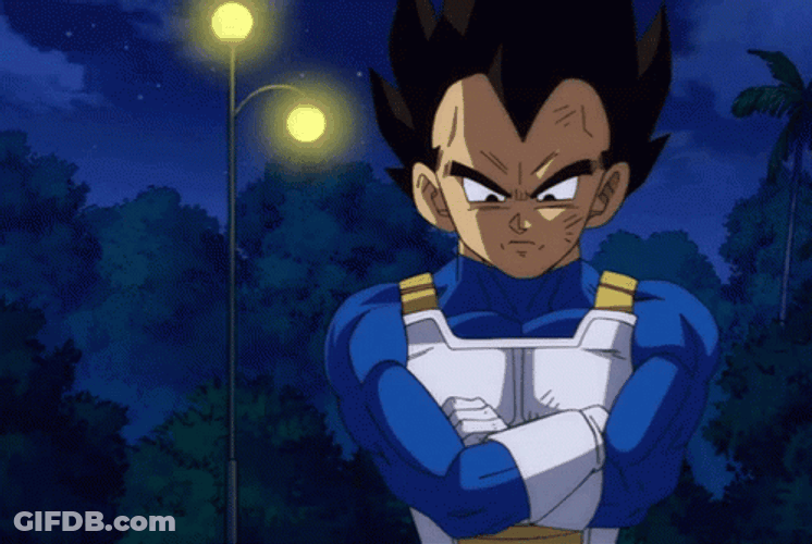 Vegeta Walking Dragon Ball GIF