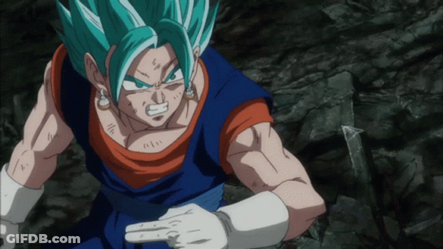 Vegito Dragon Ball Super Punch GIF