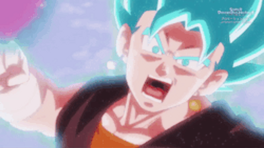 Vegito Super Saiyan Punch GIF
