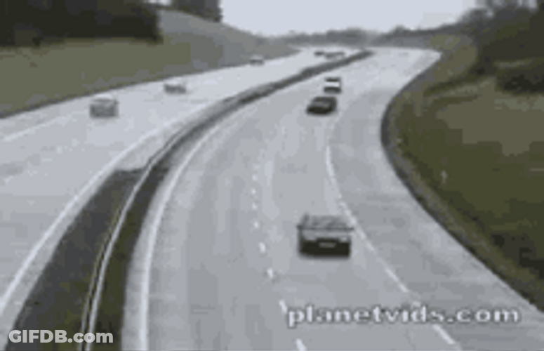 Vehicle Got Sunk By Earthquake GIF