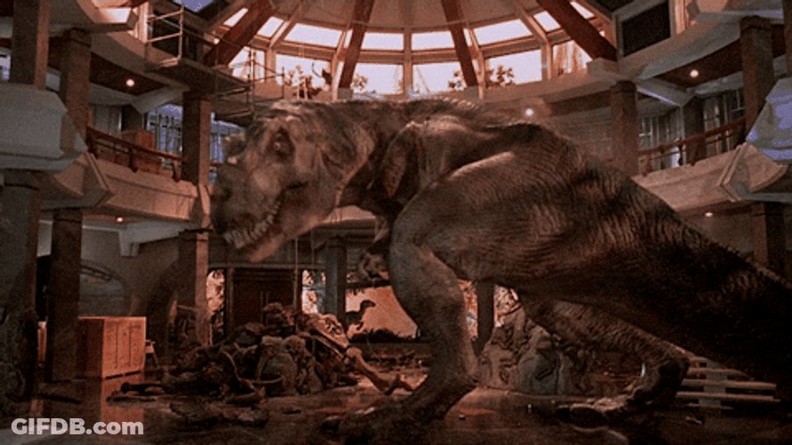 Velociraptor Hiding In Jurassic World GIF