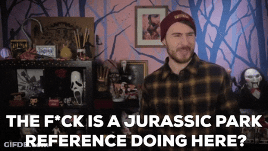 Velociraptor Jurassic Park Reference GIF