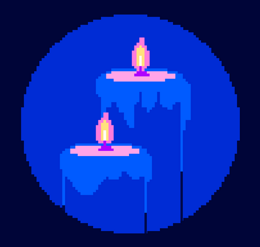 Venezuela Candles Animation GIF