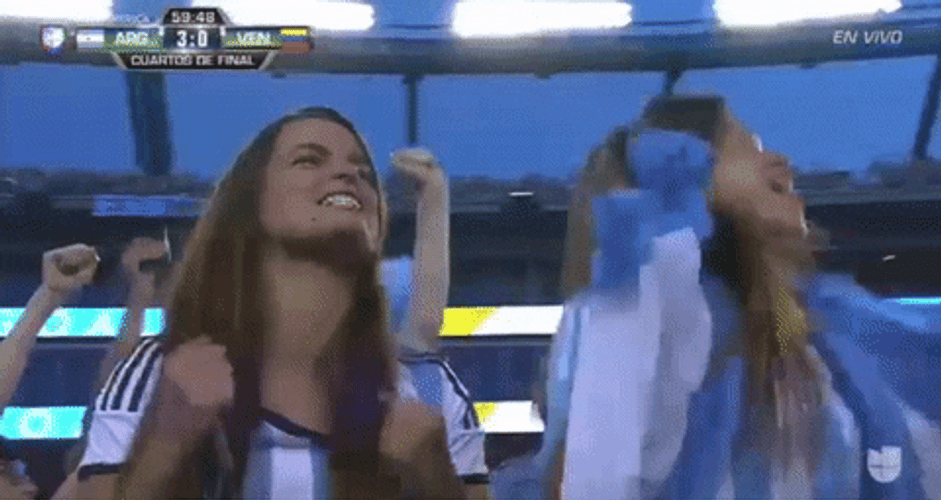 Venezuela Cheering Women GIF