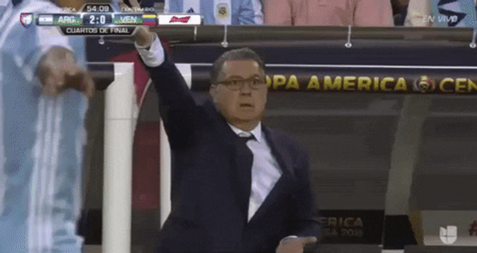 Venezuela Coach Pointing GIF