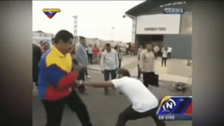 Venezuela Fighting Men GIF