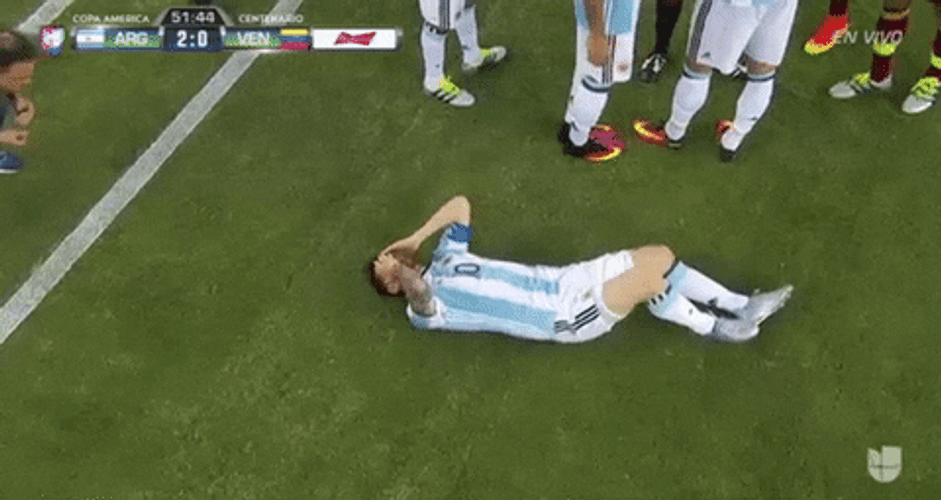 Venezuela Injured Player GIF