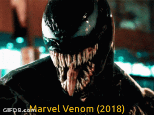 Venom Face Poster GIF