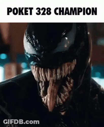 Venom Face With Poket 328 Champion GIF