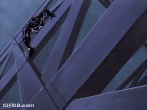 Venom Holding Knife GIF
