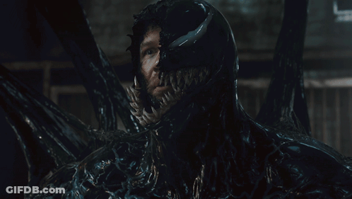 Venom Poster Saying We Are GIF