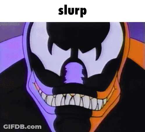 Venom Slurp GIF