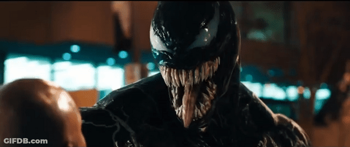Venom Super Alien Big Mouth GIF